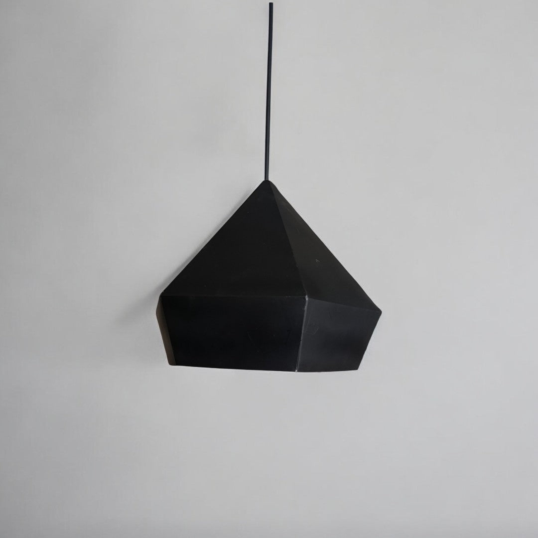 Black Diamond Hanging Light geometric pendant light fixture