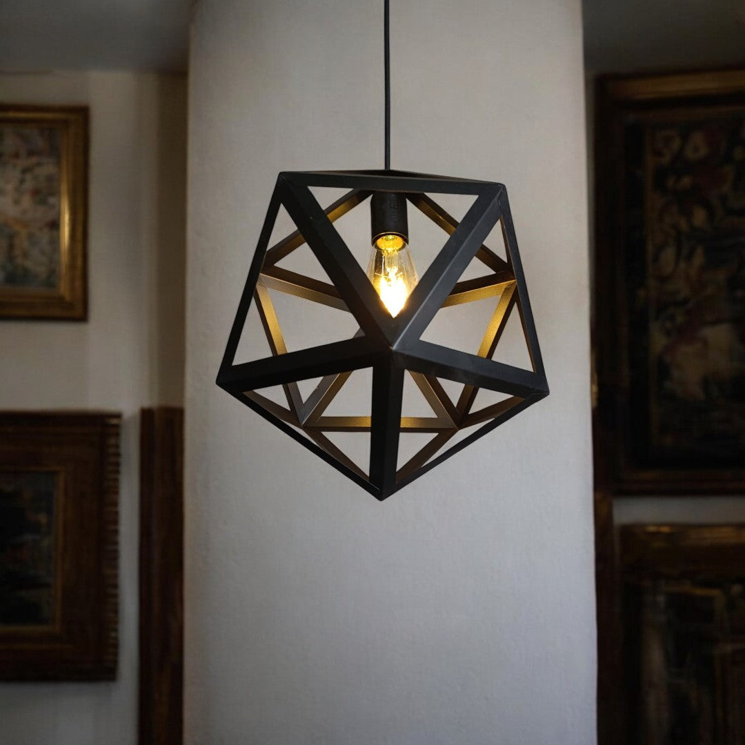 3 in 1- Single Hexagon Shaped Lamp | Ceiling Light | Hanging Light | Pendant Lamps | Fancy Light