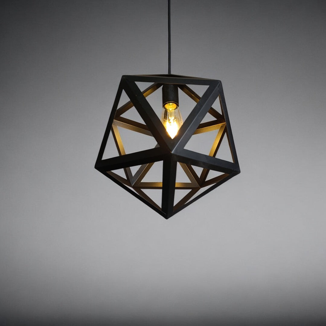 3 in 1- Single Hexagon Shaped Lamp | Ceiling Light | Hanging Light | Pendant Lamps | Fancy Light