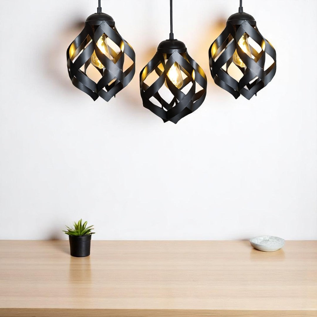 3 in 1-Blacksmith Pendant Lighting, flower shape Ceiling Light