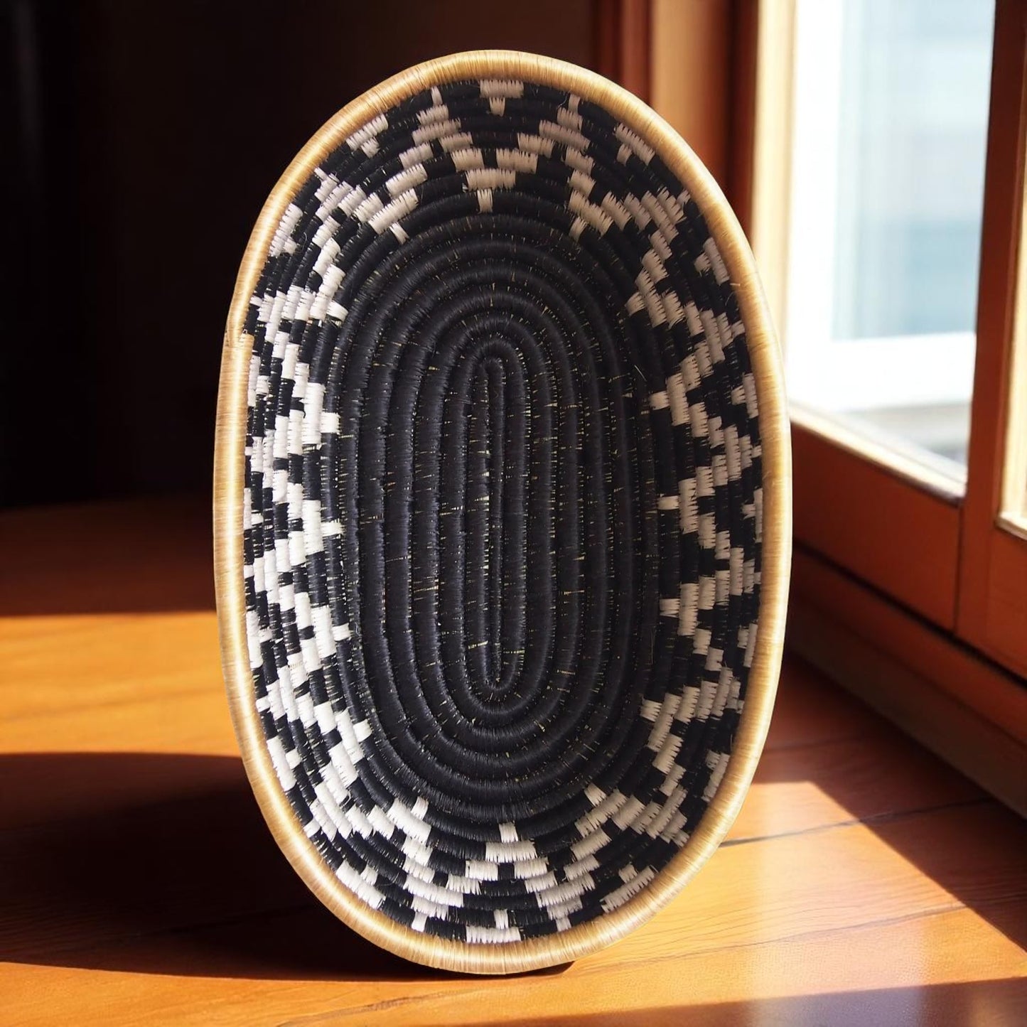Zigzag Palm Basket