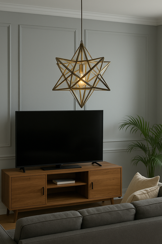 Star shape Chandelier Modern Household Light for Corridor Balcony-(30 x 30cm)