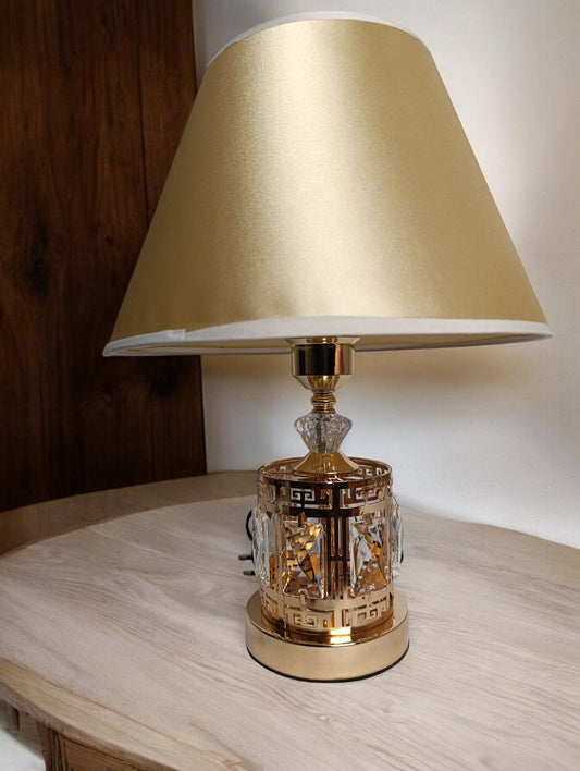 Crystal golden lamp