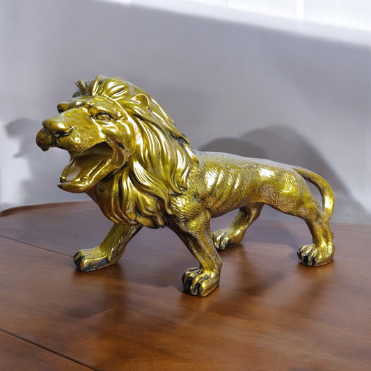 Safari Lion Statue