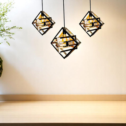 3 in 1-Double box hanging light, ceiling light, Pendant light