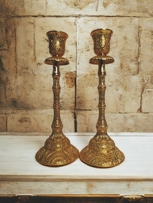 Large Candle Holder Metal