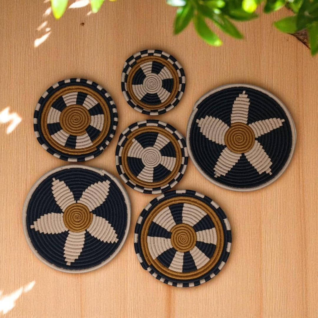 3 pc thin flat wall hanging