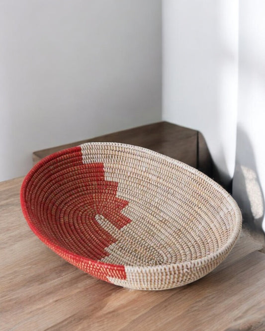Palm Leaf Decorative Bowl