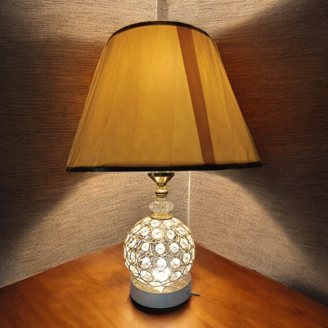 Crystal round fancy lamp