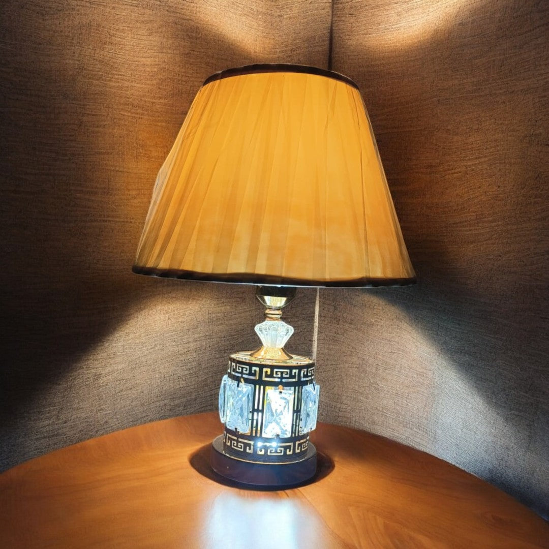 Crystal golden lamp