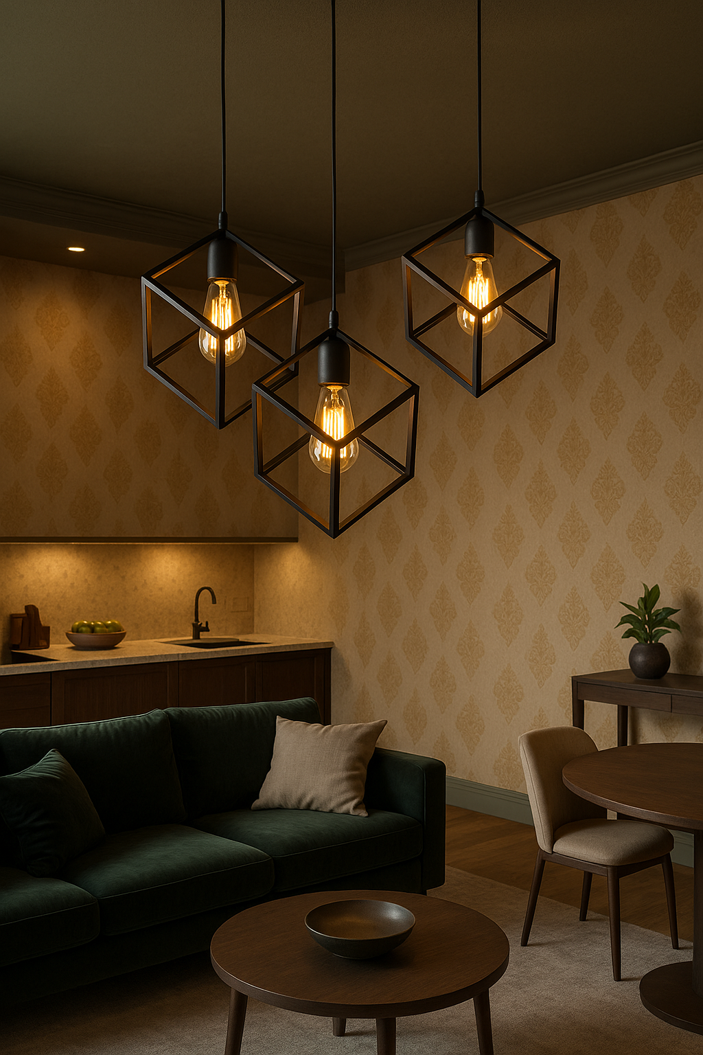 3 in 1-Square ceiling Light
