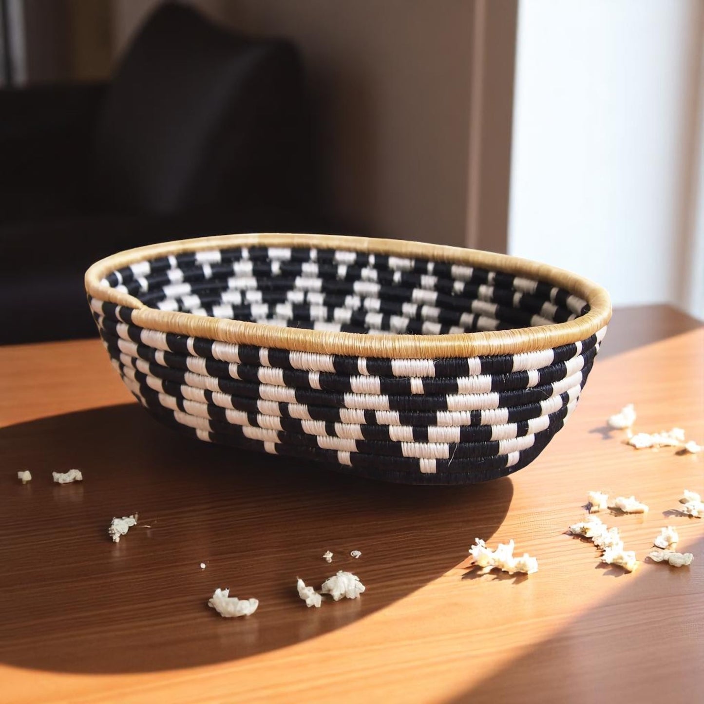 Zigzag Palm Basket